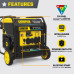 Champion 201176 9,000 Watt Tri Fuel Open Frame Inverter Generator with CO Shield