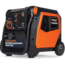 Generac iQ3800DF 3,000 Watt Dual Fuel Inverter Generator with COsense