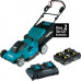 Makita 18V X2 (36V) LXT 19in Lawn Mower Self Propelled 5Ah Kit with 4 Batteries Makita 18V X2 (36V) LXT 19in Lawn Mower Self Propelled 5Ah Kit with 4 Batteries