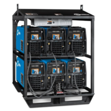 Miller XMT 350 FieldPro ArcReach 6-Pack Rack 907740